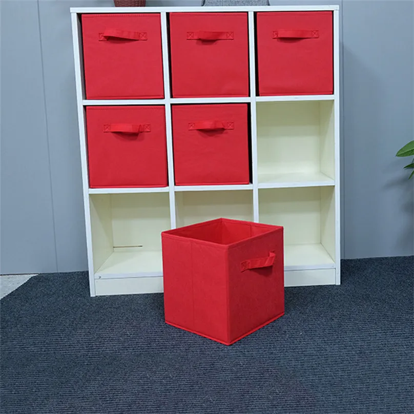 

Non-woven Fabric Storage Box Home Office Organizer Clothes Baby Toys Home Decoration Wardrobe Organziers Sundries Laundry Basket