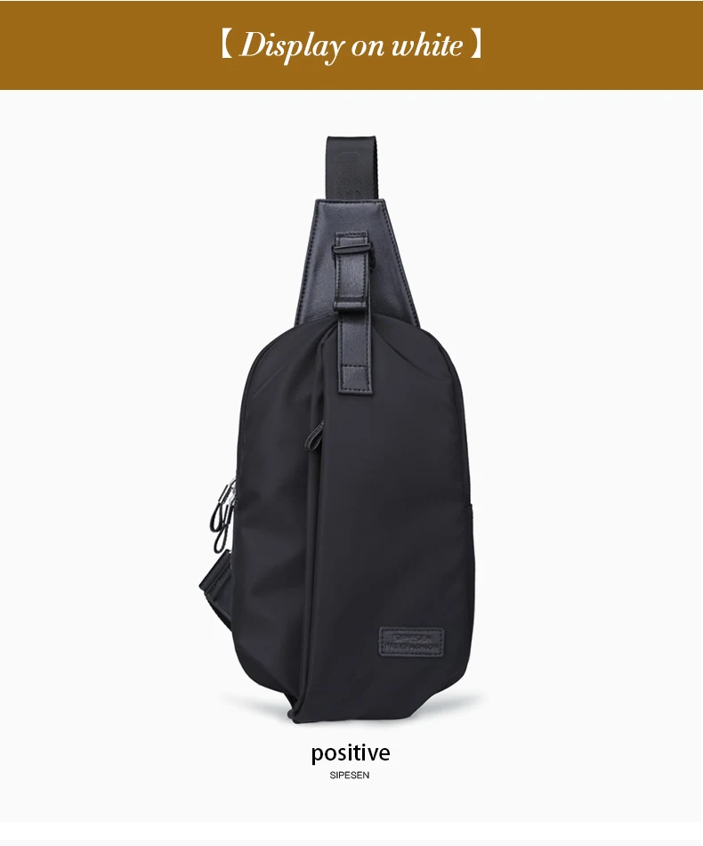 Zoger Japanese street chest bag men's tide brand men's shoulder bag Messenger bag tooling function wind bag fashion Oxford backp