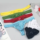 Стринги мужские, прозрачные, сетчатые, пикантное нижнее белье