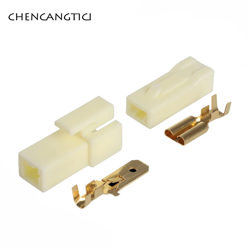 5 комплектов 1 контактный способ негерметичный Разъем Автомобильный разъем 7 8 мм