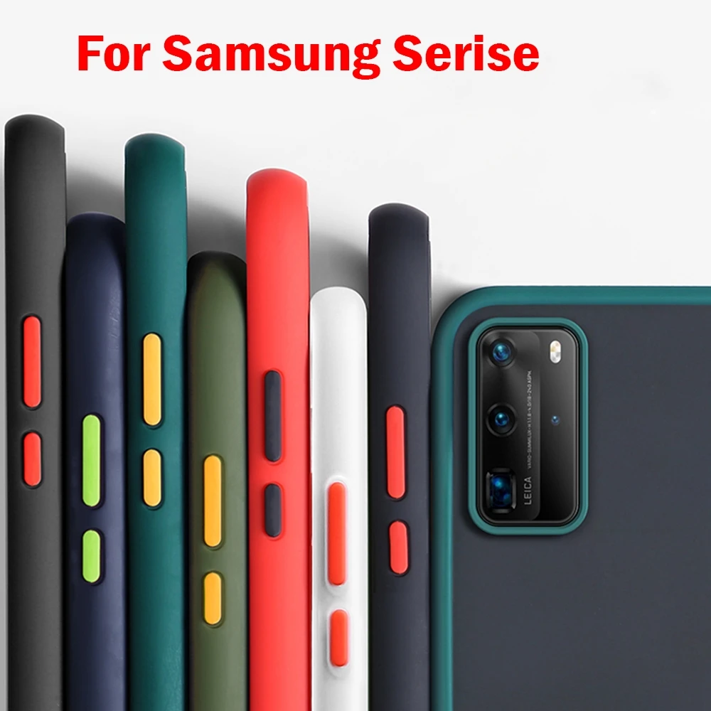 

Samsung Galaxy A70E A41 A51 A71 5G M31 A31 A81 A91 Matte Armor Skin Phone Case