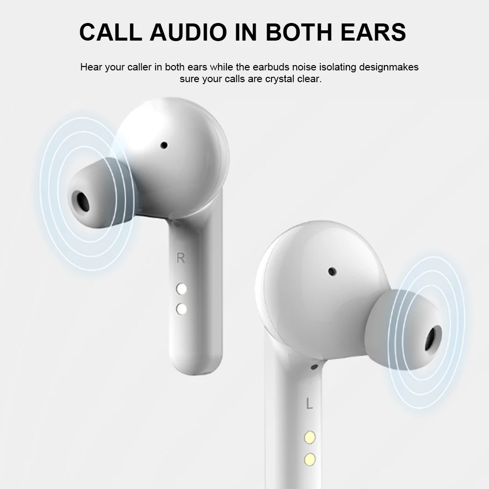 TicPods Free True беспроводные наушники TWS наушники беспроводные BT наушник с микрофоном помощник шумоизоляция IPX5 Водонепроницаемый с микрофоном