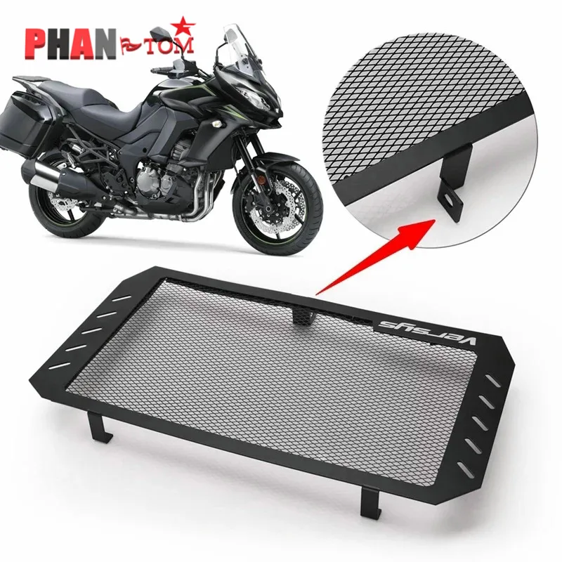 

Motorcycle Radiator Protective Cover Grill Guard Grille Protector for Versys 1000 07-11 2012 2013 2014 2015 2016 2017 2018