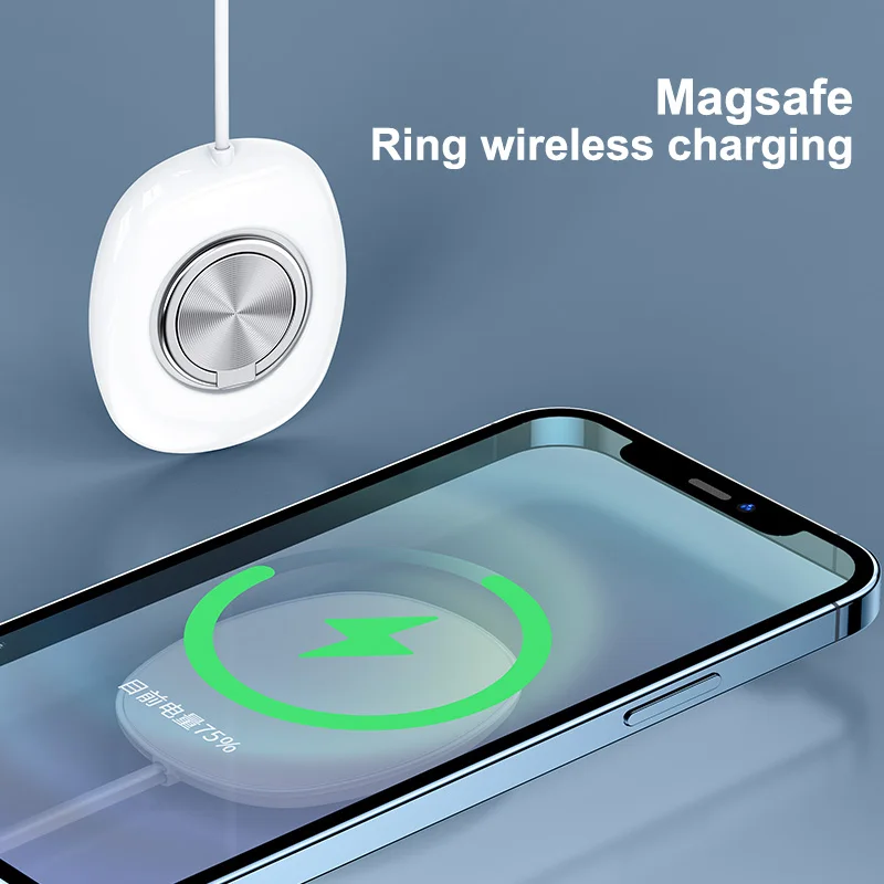 Магнитное Беспроводное зарядное устройство Oatsbasf держатель телефона для iPhone 12 13