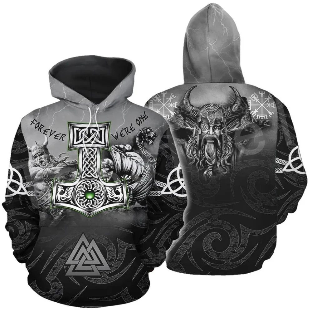 Tessffel Viking татуировки викингов Legend Новая мода спортивный костюм 3dprint забавные для
