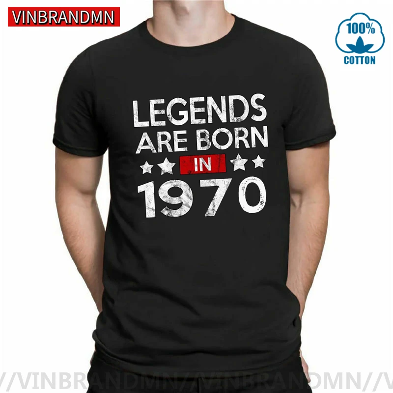 

Vintage Classic Legends are Born in 1970 T shirt Retro Made in 1970 T-shirt Camiseta Father's Day Thanksgiving Birthday Tops Tee
