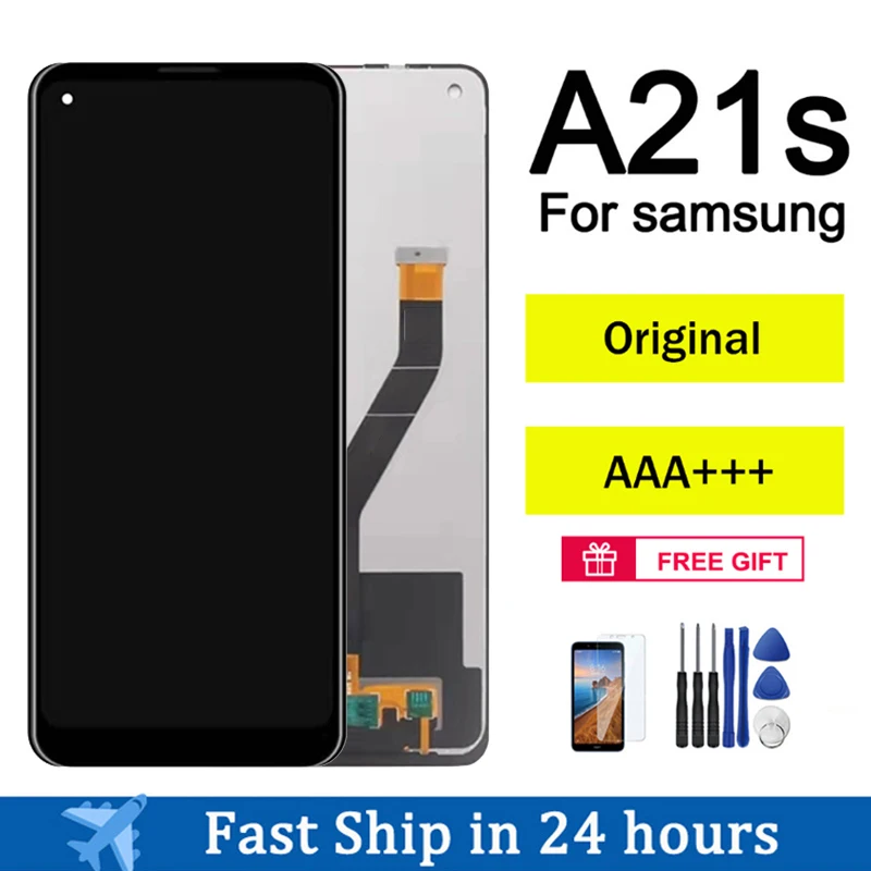 AUMOOK-pantalla t&aacute;ctil LCD Original para Samsung Galaxy A21S, digitalizador, A21S, SM-A217F/DS, A217M-0