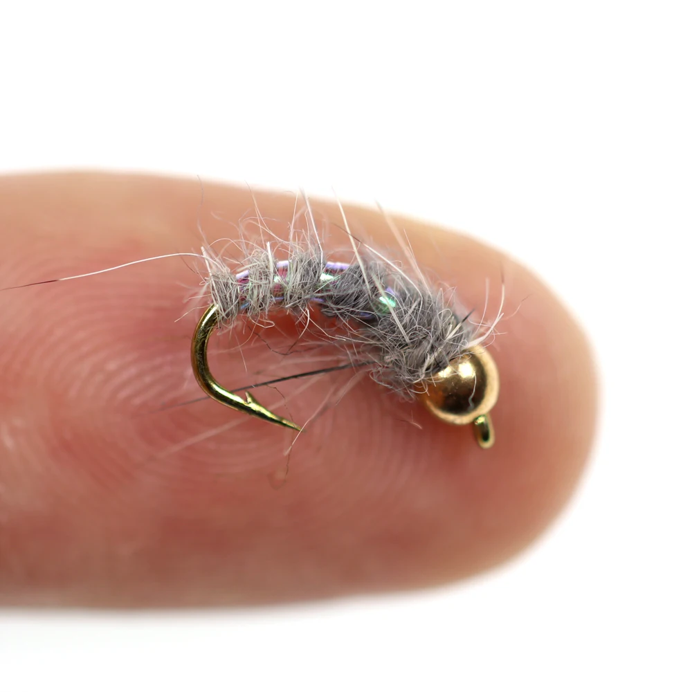 

ICERIO 6PCS Caddis Nymphs Stonefly Tying Hook Trout Fishing Fly Lures