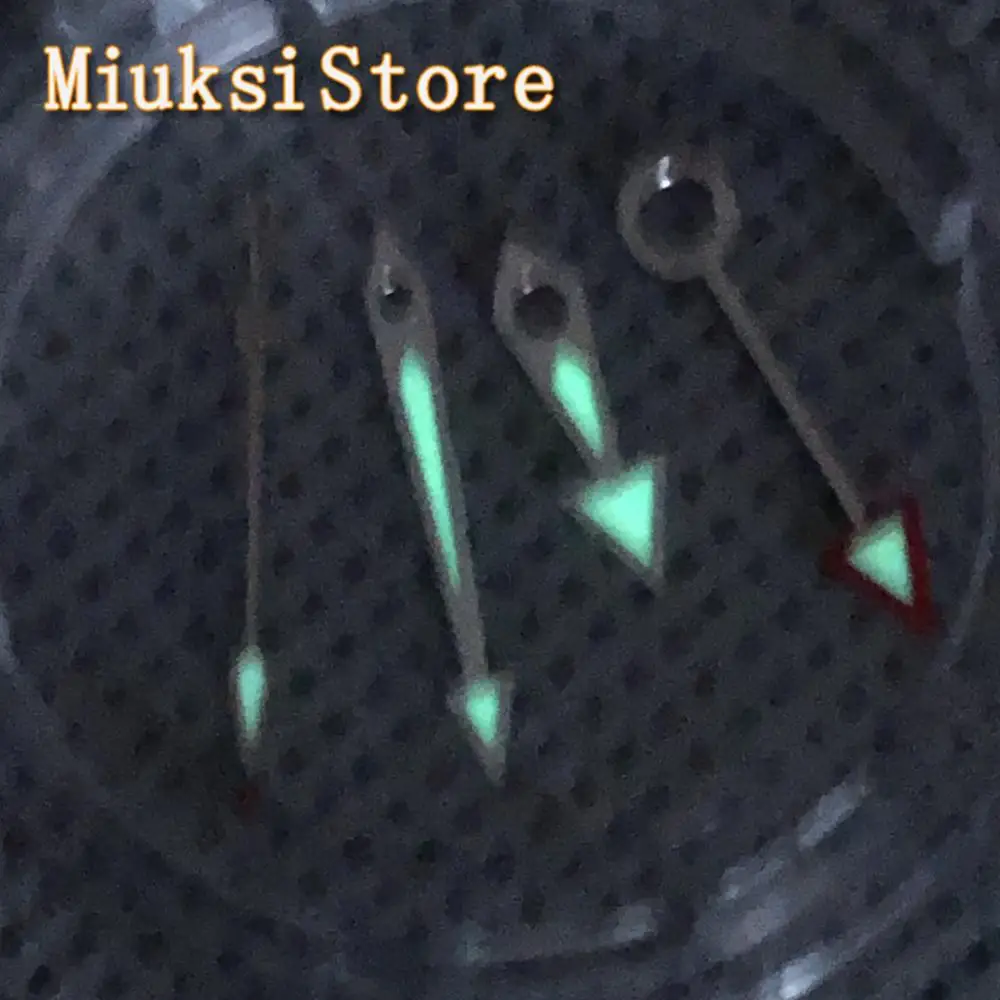 Часы Bliger GMT серебряные стрелки светящиеся подходят для Miyota 8205 8215 821A Mingzhu DG2813 3804