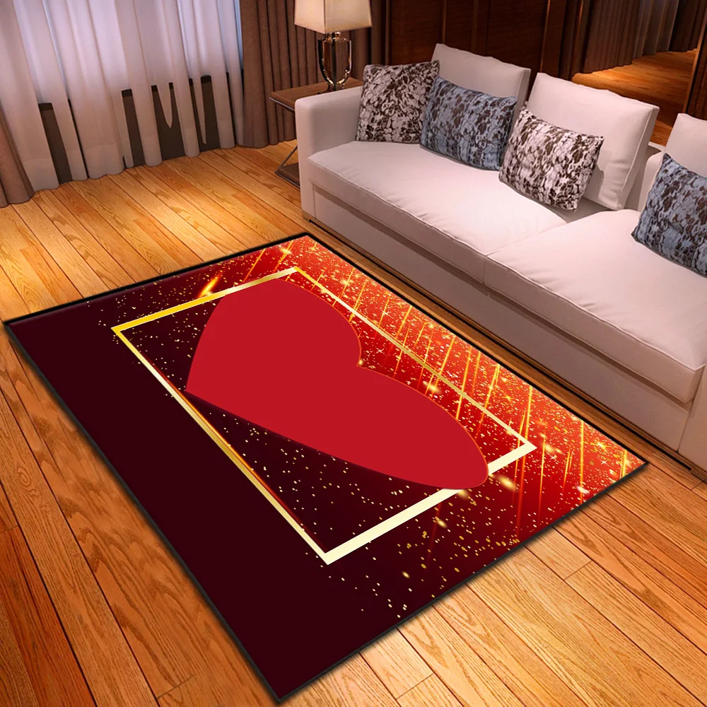 Напольные коврики ко Дню Святого Валентина красный коврик для влюбленных