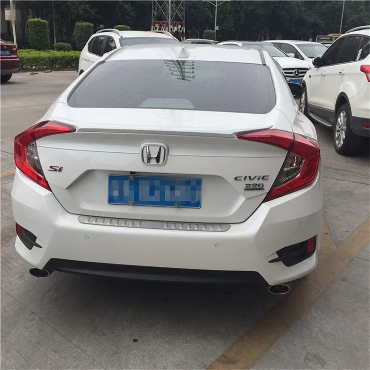 Для HONDA Civic спойлер 2016-2018 civic Высокое качество ABS Материал заднее крыло автомобиля
