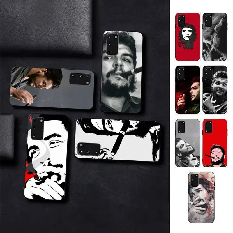 

Che Guevara Smoking Cigar Phone Case for Samsung S10 21 20 9 8 plus lite S20 UlTRA 7edge