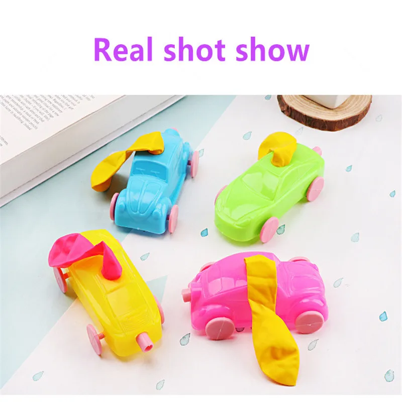

Recoil Balloon Car Novelty and Interesting Children's Small Toys Creative Children Gifts Random Colors Car Toys Christmas Gifts