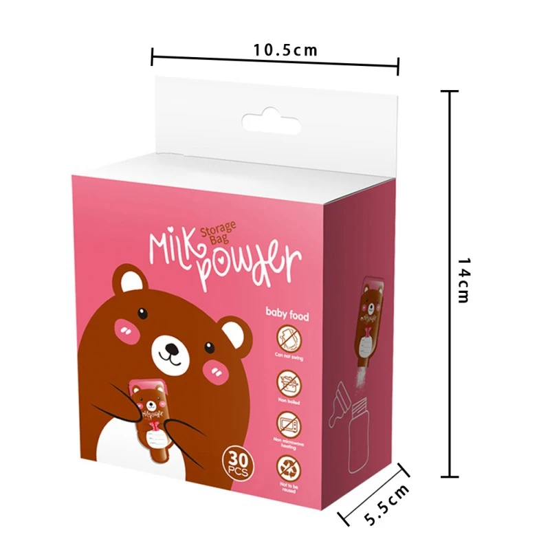 30 шт. Портативный детские одноразовые для молока пудреница сумка хранения 50 г