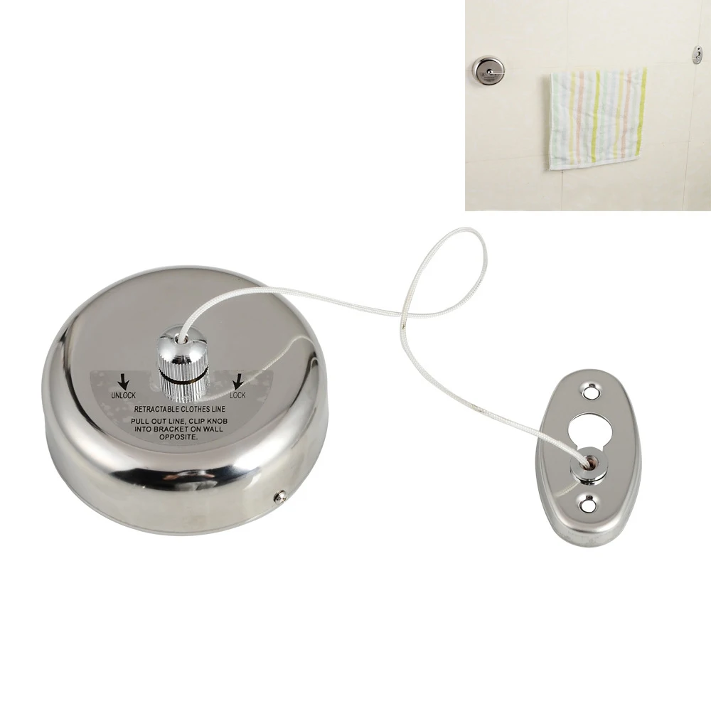 2 8 м Выдвижная бельевая сушилка из нержавеющей стали для одежды с регулируемой