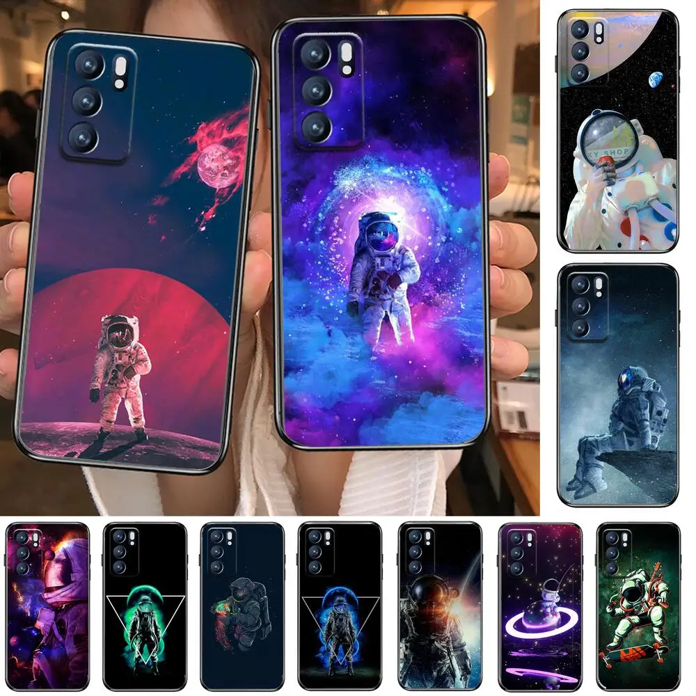 

Cosmic space astronautFor Realme C3 Case Soft Silicon Back cover OPPO Realme C3 RMX2020 Coque Capa Funda find x3 pro C21 8 Pro a