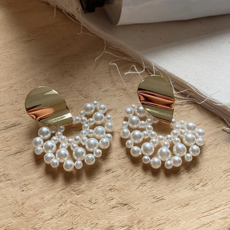 

Серьги-гвоздики женские из серебра 925 пробы, с жемчугом