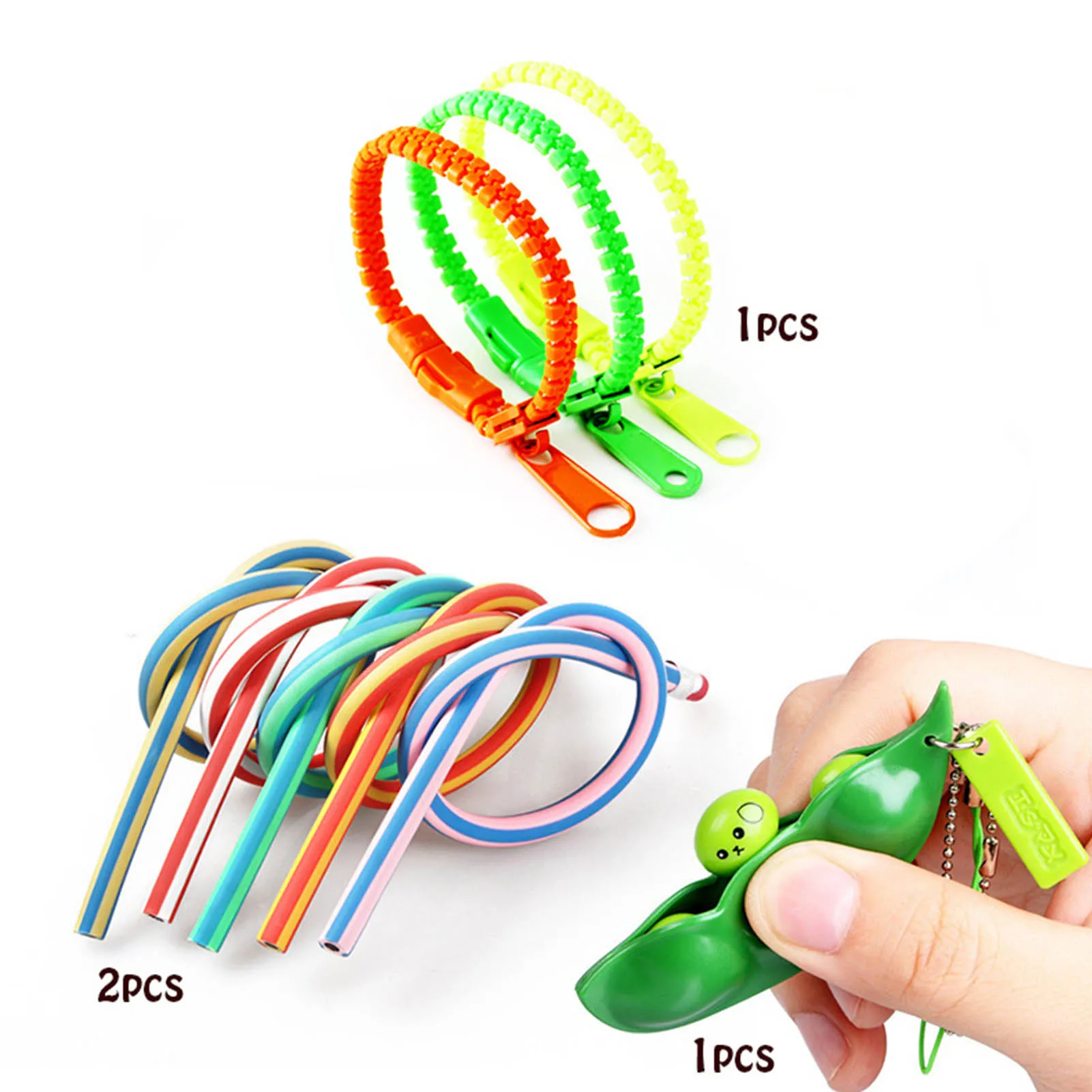 

22 Pack Relief Stress Fidget Sensory Squshy Toy Set Stress Relief Toy Squeeze Ball Pop Bubble Fidget Sensory Toy For Kids Adults