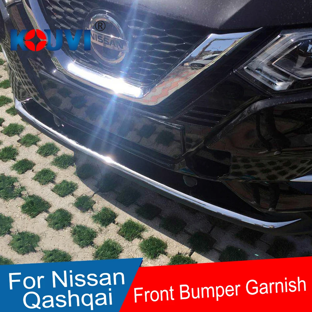 Аксессуары для NISSAN QASHQAI J11 2017 19 хромированная защита переднего бампера крышка