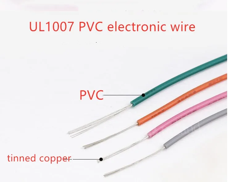 20 м/1 лот 16AWG 18AWG 20AWG 22AWG 24AWG 26AWG UL1007 многоцветный экологически благоприятный электронный провод кабель может иметь разные цвета