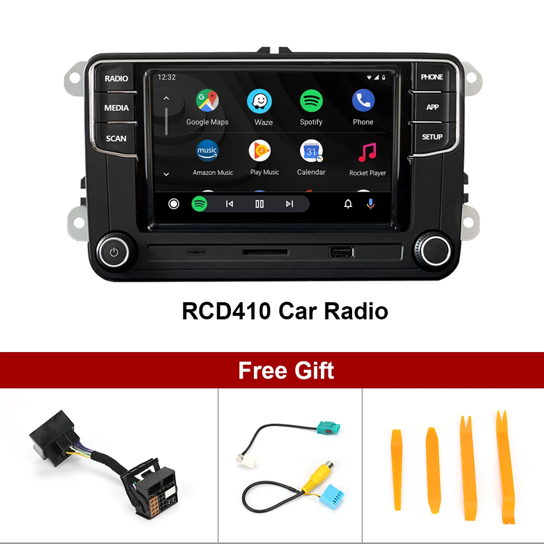MIB радиоприемник Carplay RCD410 PRO Android Auto Mirrorlink NONAME RCD330 для VW Golf 5 6 Jetta MK5 MK6 CC Tiguan Passat B6 B7 Polo