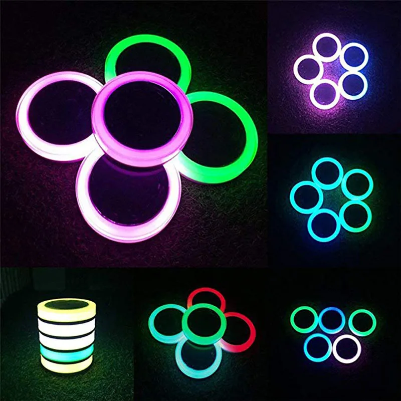 Подводная Светодиодная лампа RGB на солнечной батарее садовый светильник для