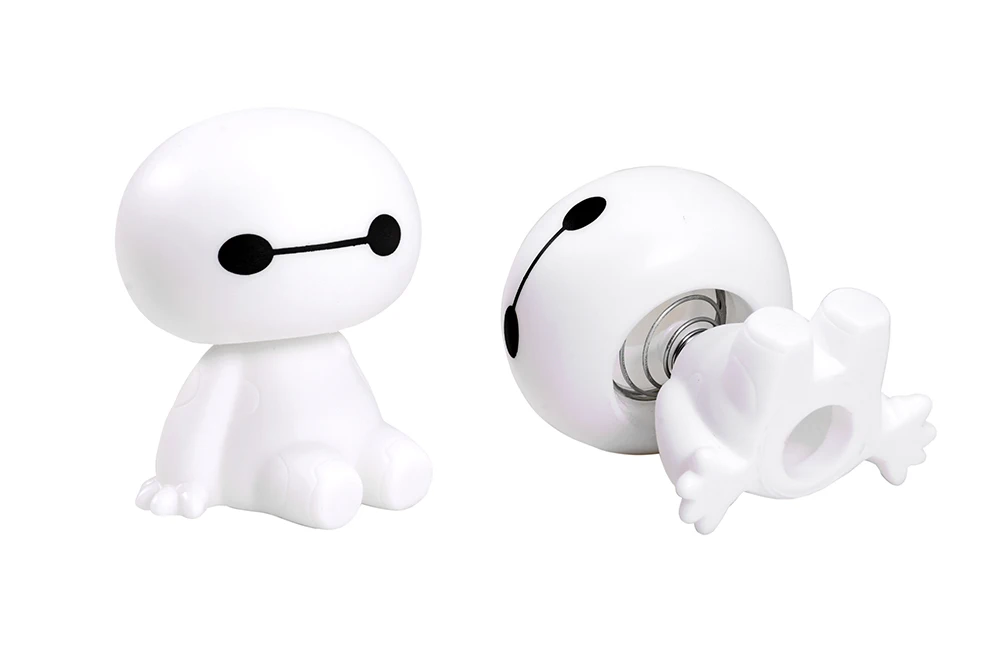 Автомобиль орнамент робот Baymax качающаяся голова фигурка кукла автомобиль Интерьер приборной панели декор кивая украшения Симпатичные авто аксессуары