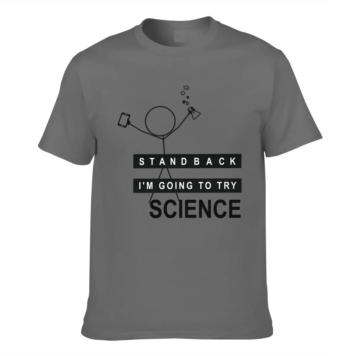 

Mens Short Sleeve Science lover Printed Cotton Soft Breathable Mens t shirts Top Casual Fashion Street Wear Camping Fishing