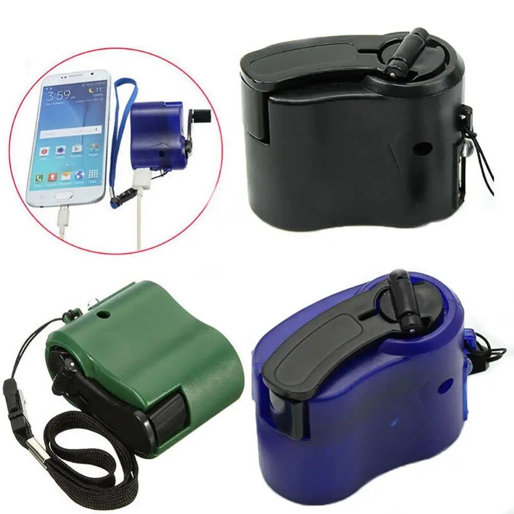 35 discounts hot usb hand crank phone charger manual outdoor hiking camping emergency generator free global shipping