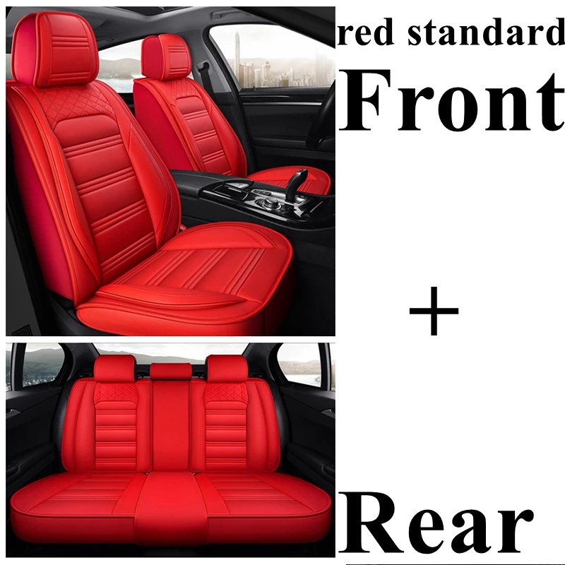 red standard Dingdian Чехол автокресла для Mercedes Benz A B C C200 C220 w203 A160 w205 C180 C200K C250 C280 C300 C350 C450 G350d G500 B180 B200 B260 - Название цвета: red standard