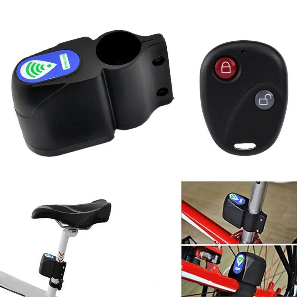 

Bicycle anti-theft safety alarm mountain bike wireless remote control alarm bicycle anti-theft lock riding accessories