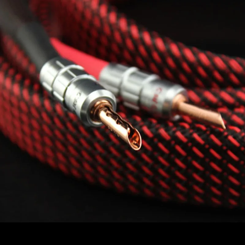 Аудиофил hifi аудио банан штекер AMP динамик кабель провод 2 | Электроника