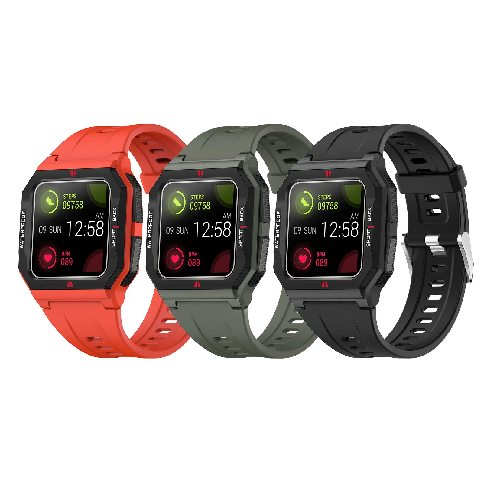 

TF10 Smart Bracelet 1.3 Inch Full Screen Touch Smart Watch Fitness Tracker IP68 Waterproof Sleep Monitor For Android For IOS