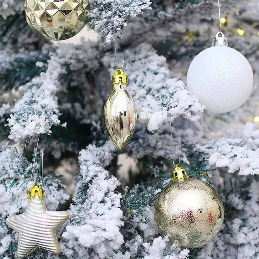 50 шт. Рождественская елка украшения кулон Рождественский шар подарок посылка