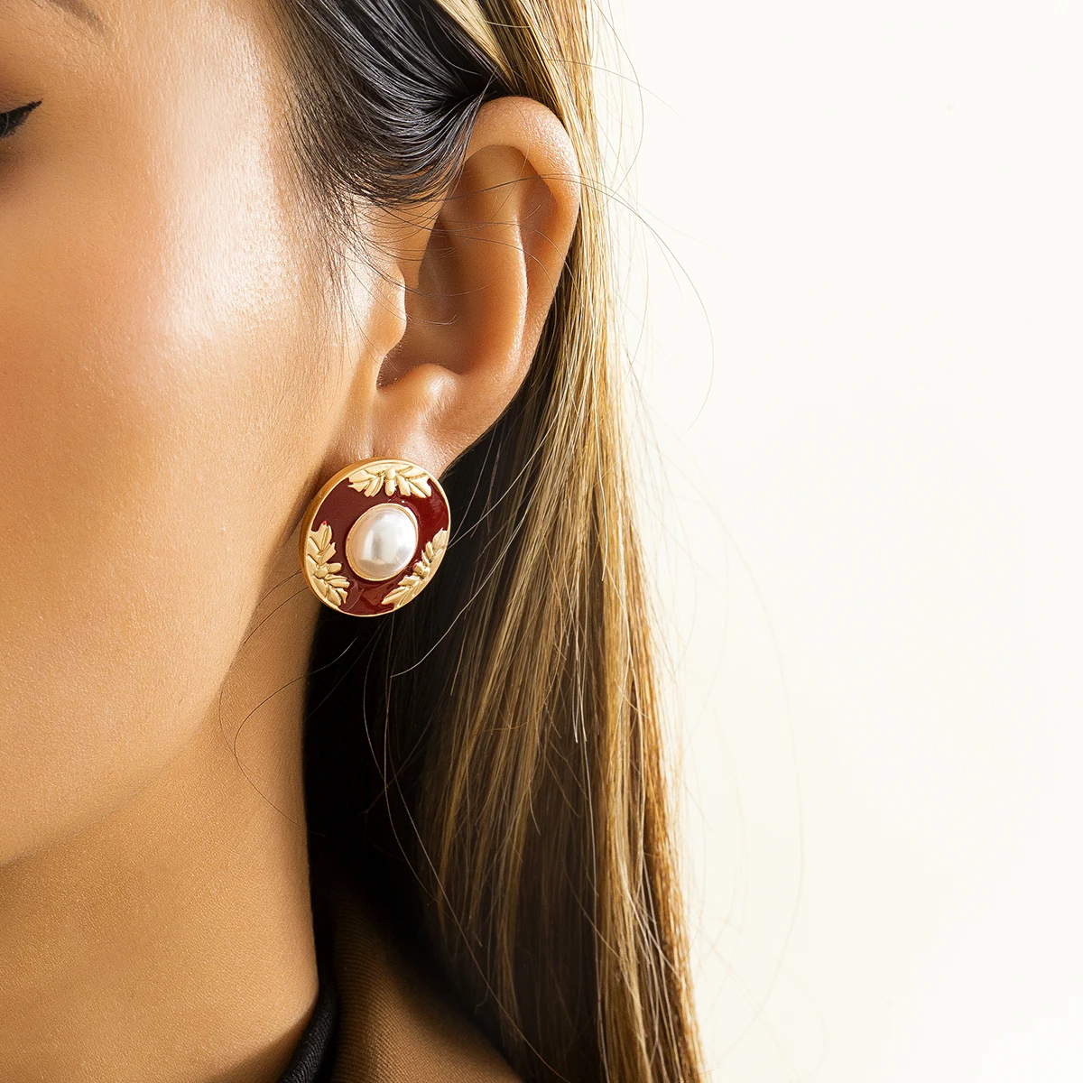 Винтажные серьги-гвоздики Ingemark в форме сердца для женщин и девушек элегантные