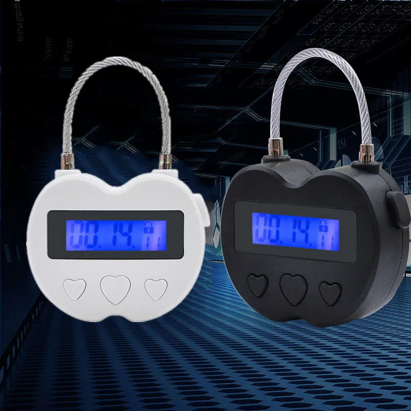 Time Lock Fetish Handcuffs Mouth Gag Electronic Timer Bdsm Bondage Restraints Chastity Couples Adult Sex Toys Game |