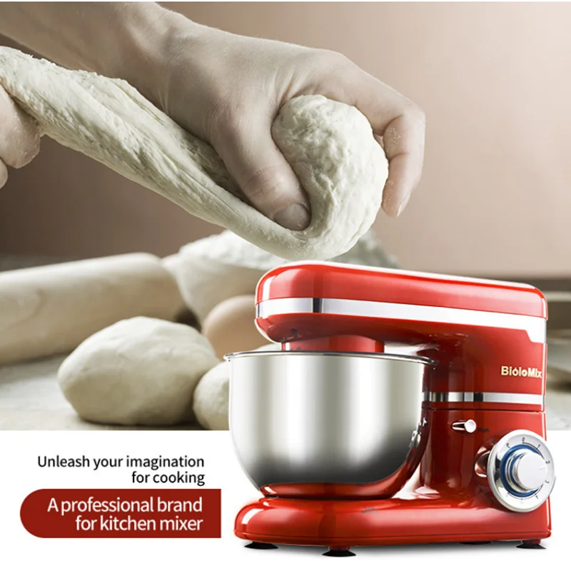 Электрический кухонный миксер для поварского стола 4 л 1200 Вт 220 В кухонная утварь