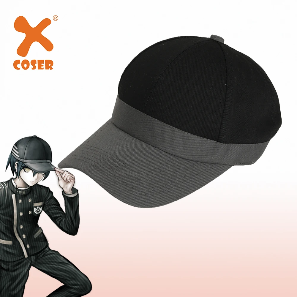 Шапка шуичи саихара XCOSER Danganronpa V3 аксессуары для косплея черная с темно-серой