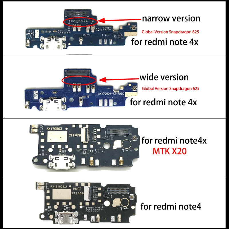 Usb-порт для зарядки док-станция разъем плата гибкий кабель с микрофоном Xiaomi Redmi NOTE
