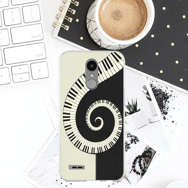 Silicone Soft TPU Phone Case for LG G2 G3 Mini G4 Stylus G5 G6 G7 K4 K7 K8 K10 2016 2017 2018 Bags Guitar Music Note Art |