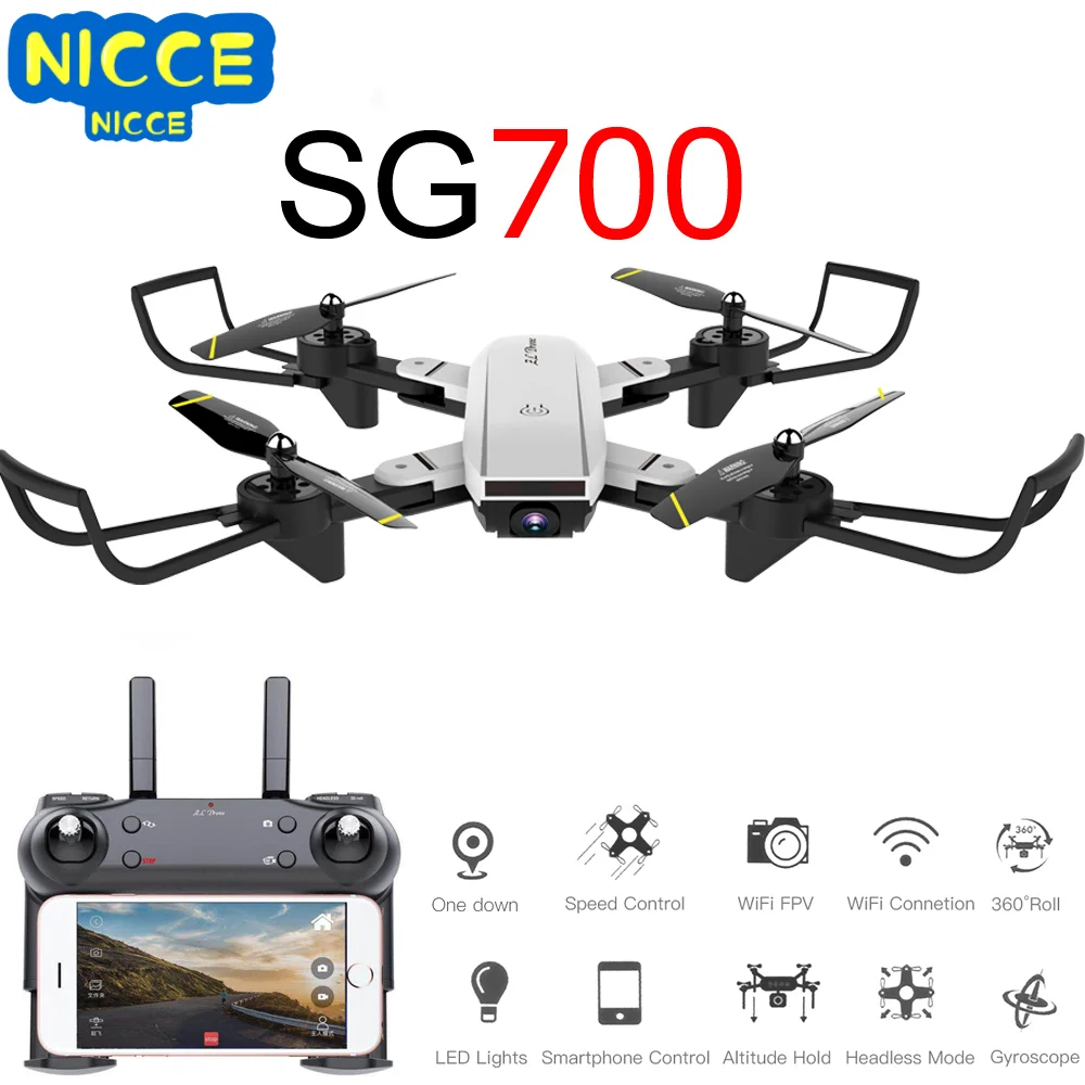 

Nicce SG700D quadcopter dron drones with camera hd mini drone rc helicopter 4k toys profissional drohne camera quadrocopter