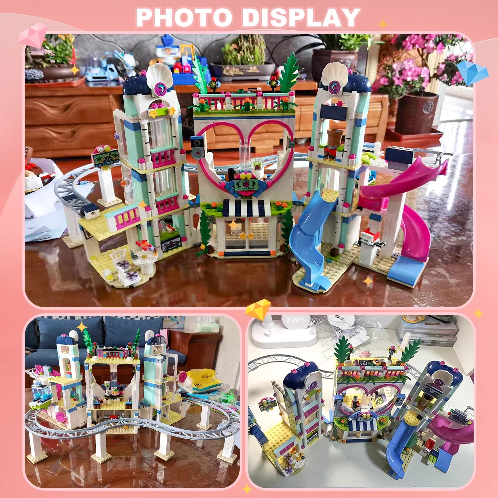 

1039 pieces Heart Lake City Building Blocks Compatible Friend For Girls Figures Bricks Educational Toys For Children Gifts