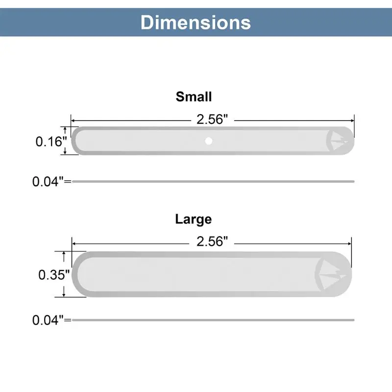 1 комплект клеящийся Магнитный металлическая пластина Стикеры для ручек крышка с