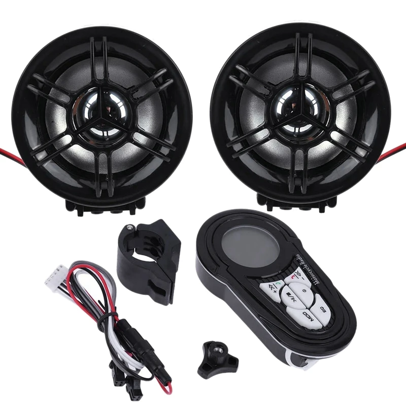 Водонепроницаемый Мотоцикл Противоугонная Bluetooth Handsfree аудио система Радио