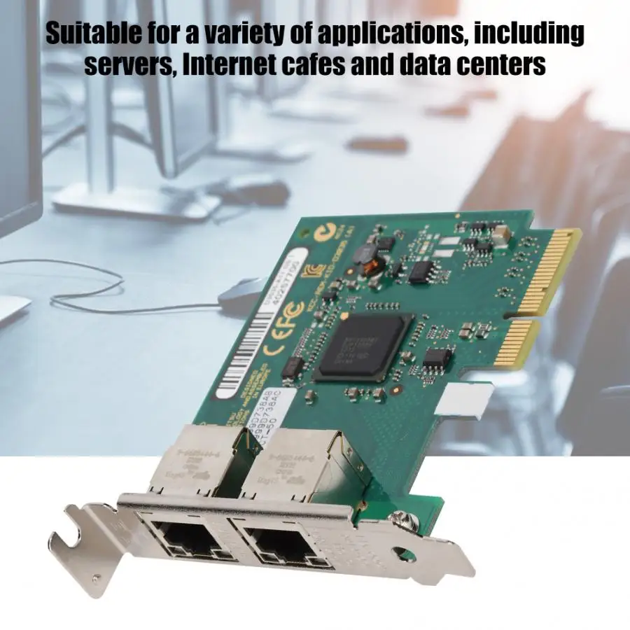 Двухпортовый гигабитный Ethernet контроллер I350-T2 PCIE X1 сервер для центров обработки