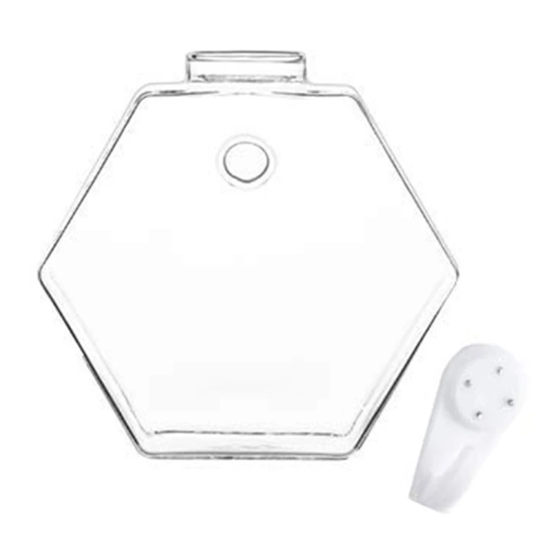 

Hexagon Shape Wall Hanging Plant Terrarium Glass Planter Vase DIY Bottle Decor