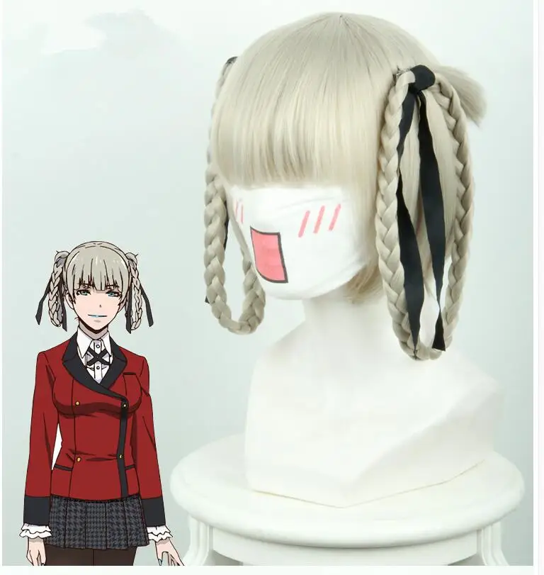 Парик для косплея аниме Kakegurui Player компульсивный момобами кирари женский парик