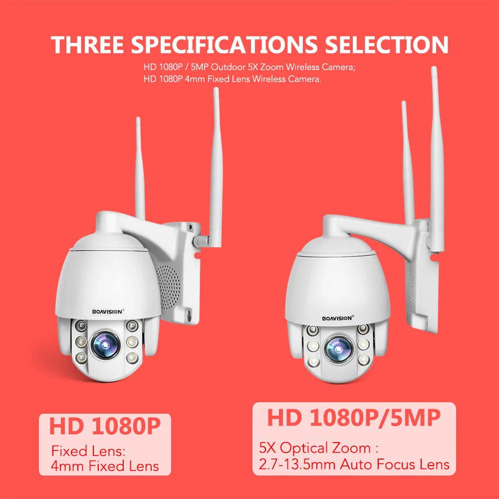 2MP SIM карта 3g 4G Беспроводная мини PTZ купольная камера 1080P 5MP открытый 5X зум/4 мм фиксированный объектив двухсторонняя аудио CCTV камера безопасности