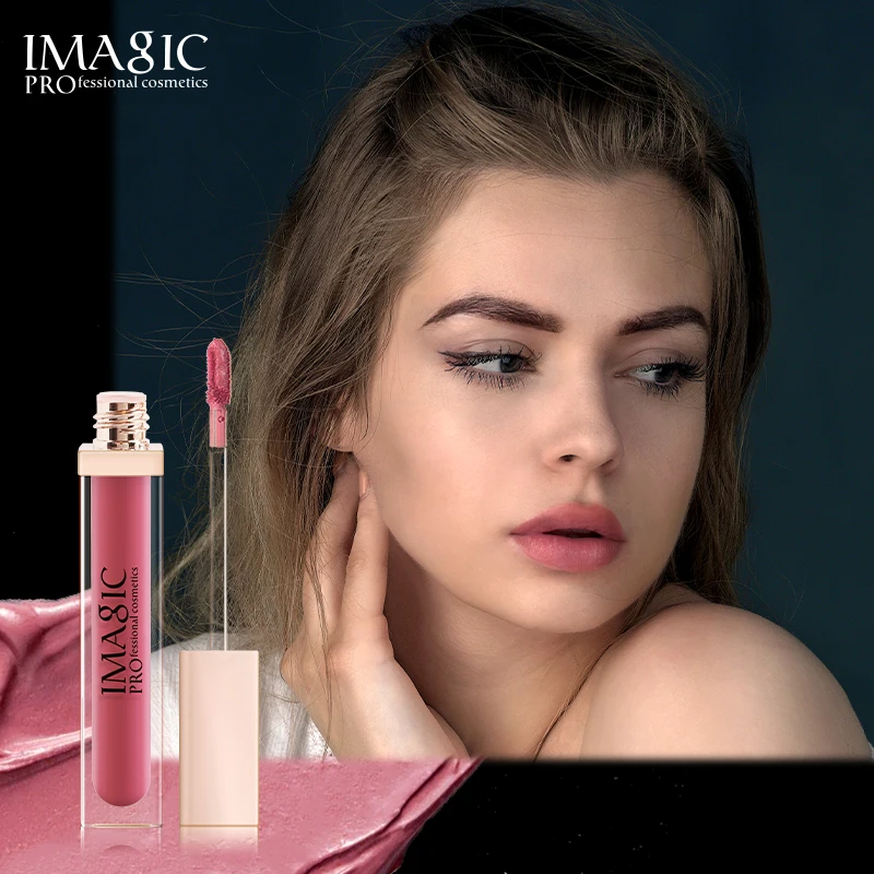 

IMAGIC New 20 Colors Waterproof And Moisturizing Lip Gloss Velvet Matte Lasting Lip Gloss Ladies Cosmetics Lipgloss Wholesale