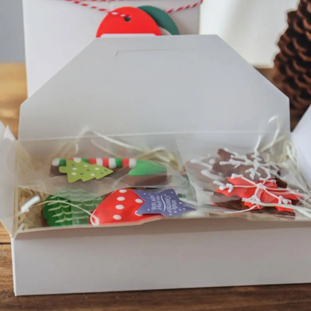 Простая Подарочная коробка-конверт в форме банта из воловьей кожи тонкая